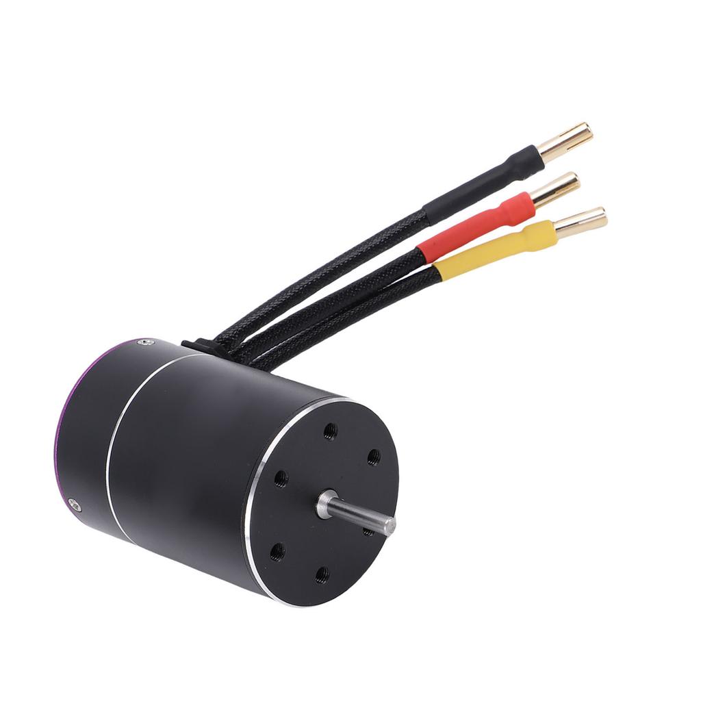 3650 4300KV Brushless Motor 3.17mm Shaft High Speed Motor for RC Car Boat Update Parts Purple Black