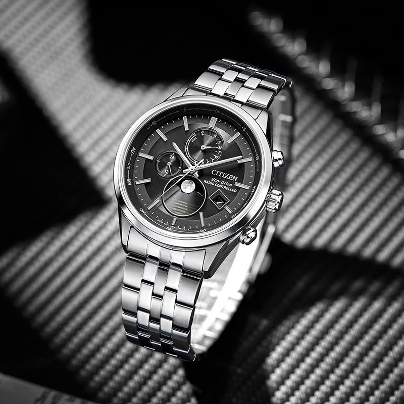 Citizen Zegarek męski Eco-Drive Radio-Controlled Moon phase Perpetual Calendar BY1030-50E