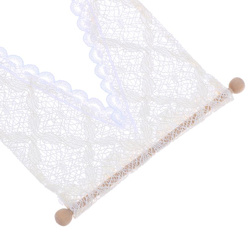 1:12 Puppenhaus Vorhänge Miniatur Möbel Raffgardine mit Stange