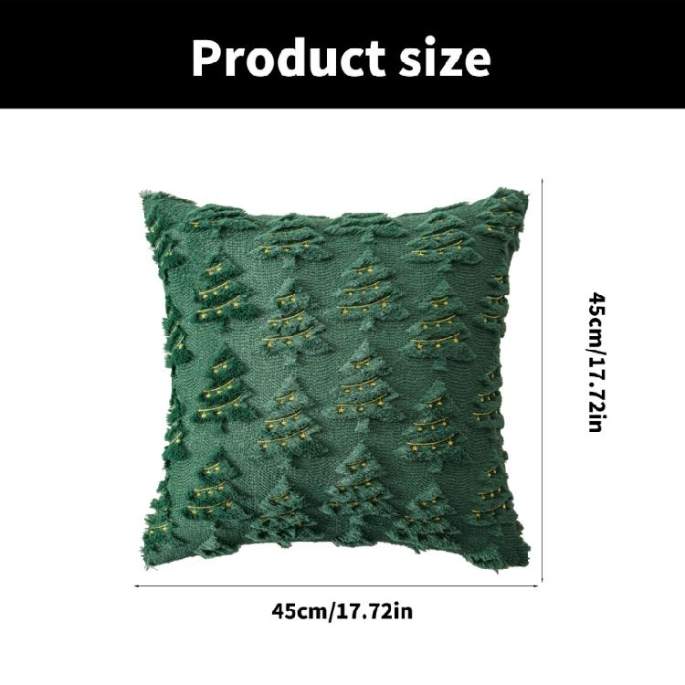 Mehrzweck Weihnachts-Kissenbezug Weihnachtselement Dekokissenbezug für Zuhause Zimmer Sofa Couch Dekoration