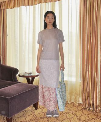 Nuanu Lysia Skirt_Sky Blue
