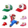 Super Mario Brothers Cartoon Sun Protection Breathable Hat For Children, Perfect For All Seasons