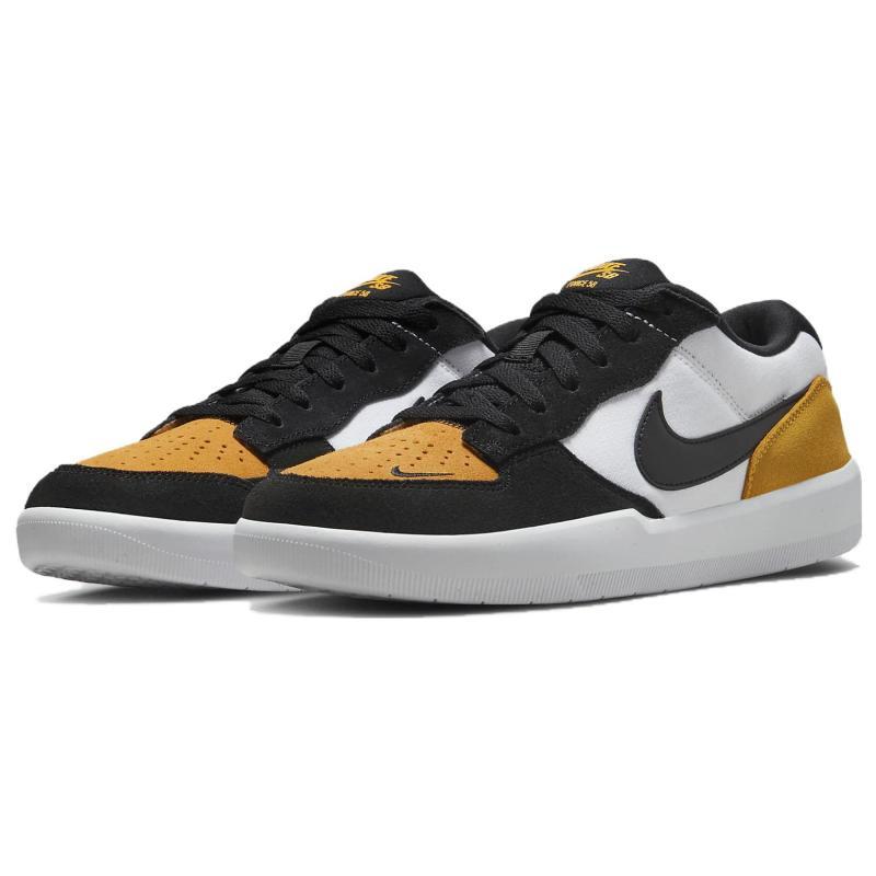 Nike Sb Force 58 Yellow Toe Skateboard Shoes DV5477-700