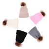 Newborn Cute Winter Kids Baby Hats Knitted Wool Hemming Hat