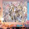 Anime Made In Abyss Buntes Wandteppich Wandbehang Böhmische Wandteppiche Mandala Wandbehang Tücher