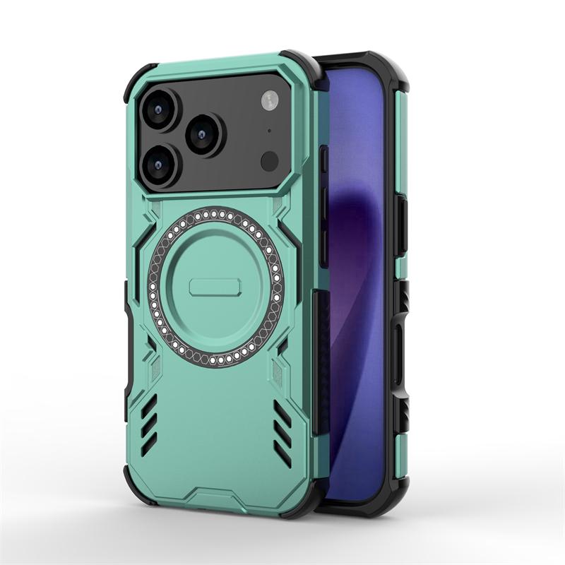Armor Case For iPhone 17 Pro Magnetic Adsorption Wireless Charge Back Cover iPhone 17 Pro Max 17 Air Case For iPhone 17 Pro Case