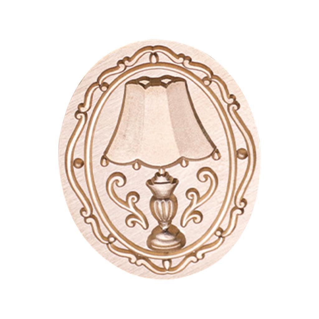 Emboss Sealing Wax Stamp Head Brass Sealing Stamp Wax Seal Stamp Head Replacement for Envelope Sealing Greeting Cards