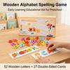 26 Letter Spelling Toys for Kids Educational Early Learning Preschool Teaching Aids with Storage Box