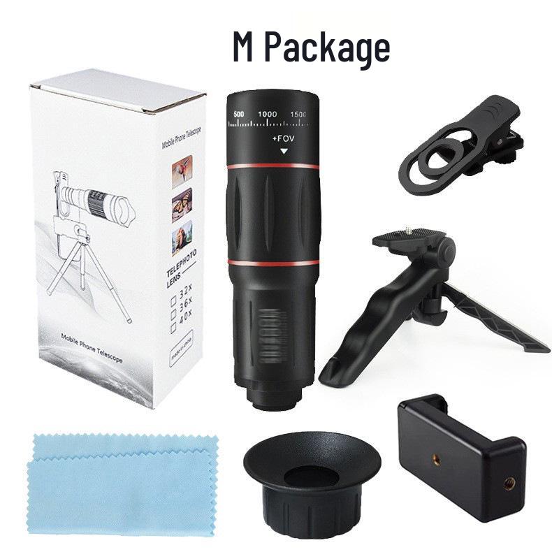 High-Definition Portable 18x Mobile Phone Telescope Lens for Outdoor Photography