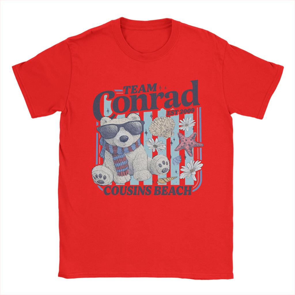Conrad Fisher The Summer I Turned Pretty T-Shirt for Men  Leisure 100% Cotton Tee Shirt Round Neck Short Sleeve T Shirts