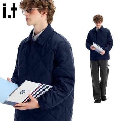 Fingercroxxit Men's Loose Fit Padded Winter Jacket
