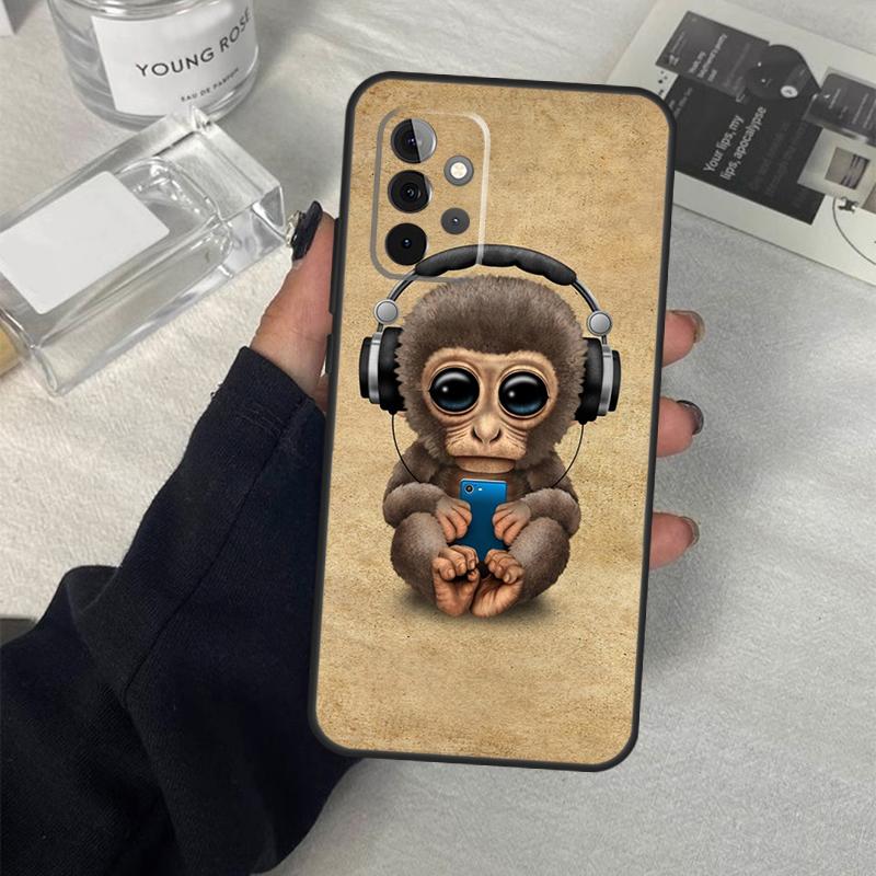 

Monkey Gorilla Ape Baby Case For Samsung Galaxy A13 A23 A33 A53 A17 A06 A16 A56 A36 A54 A34 A14 A52 A32 A15 A35 A55 Samsung A15