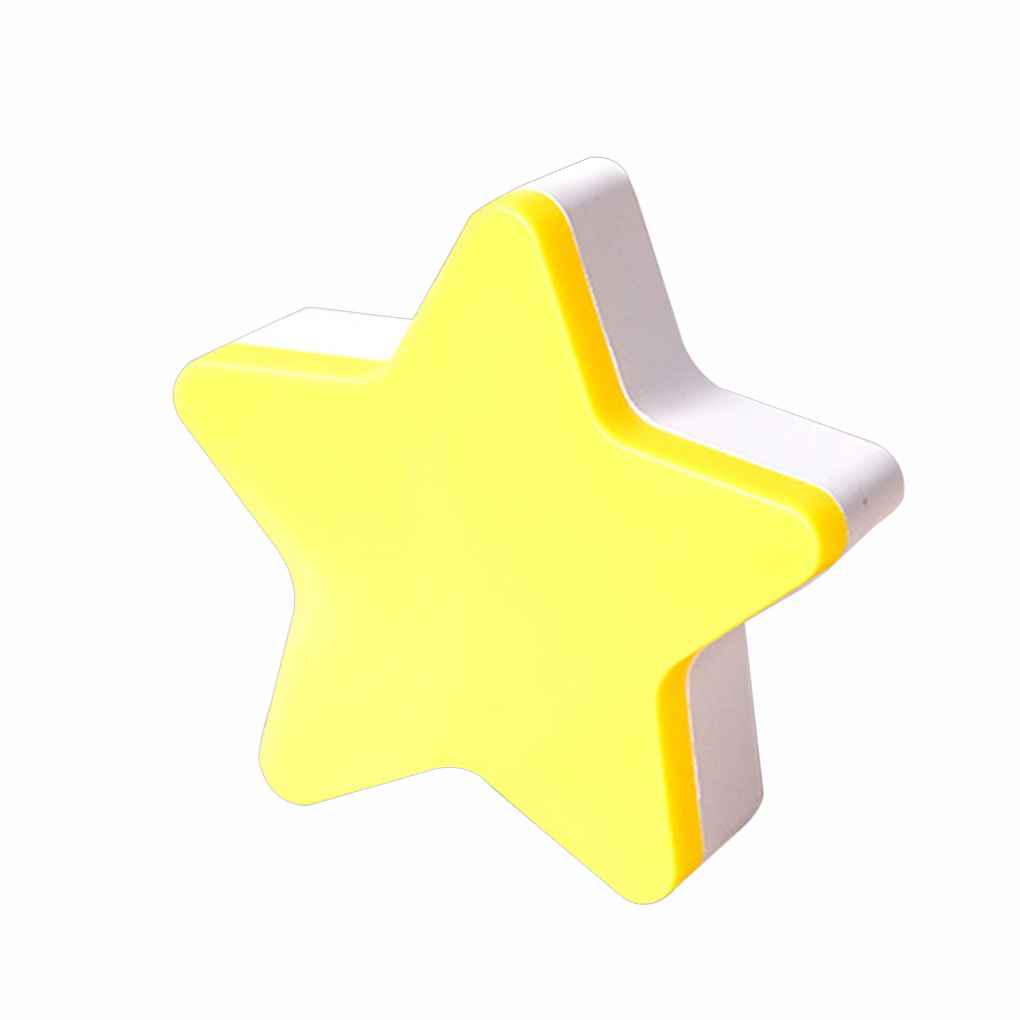 Cartoon Star LED Children Animal Night Light Soft Silicone Bedroom Lamp Gift