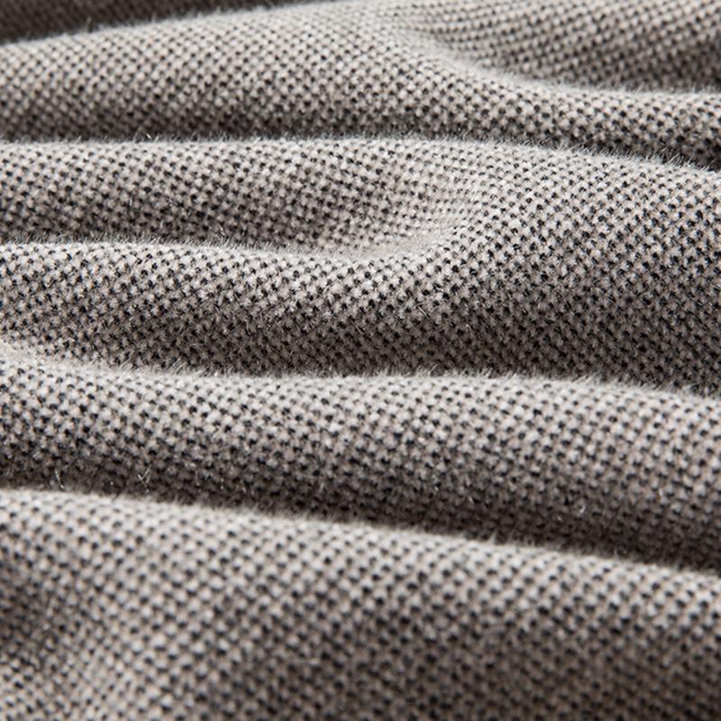 Бархатный утепленный свитер для папы молодого и среднего возраста с лисицей — фото 5