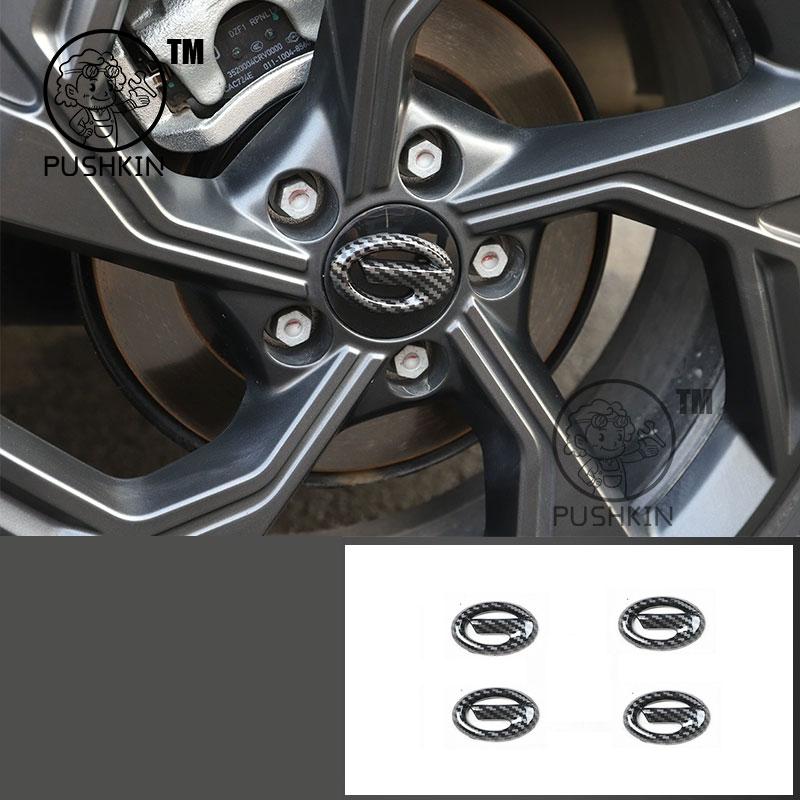 For  Trumpchi GAC GS3 Emzoom 2024 2025 3D ABS Sticker Car Front Emblem Badge Decals Black Badge Logo Emblem Cover Car-Styling