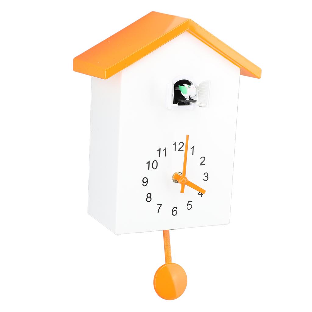 Bird House Wall Clock Bird Voice Call Stylish Decorative Wall Clock for Bedroom Living Room
