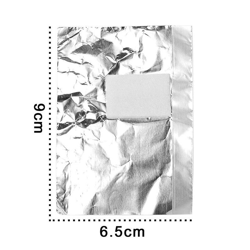 50/100Pcs/lot Aluminium Foil Nail Art Soak Off Acrylic Gel Polish Nail Removal Wraps Remover Easy Cleaner Nail Polish Gel