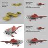 Arabian Pike Eel Kids Marine Animal Toy Set With Realistic Plastic Models For Educational Play