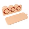 Ice Mold sy Fill Silicone 3 Cavity Hollow Cylinder Ice   for Whiskey Cold Drink