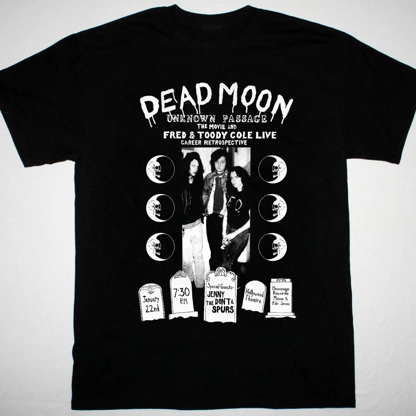 NEW DEAD MOON Band Concert Tour Heavy Cotton S to 5XL Black T Shirt TR956 XXXXL