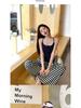 Women's Summer 2025 Striped High-Waisted Wide-Leg Loose Casual Pants