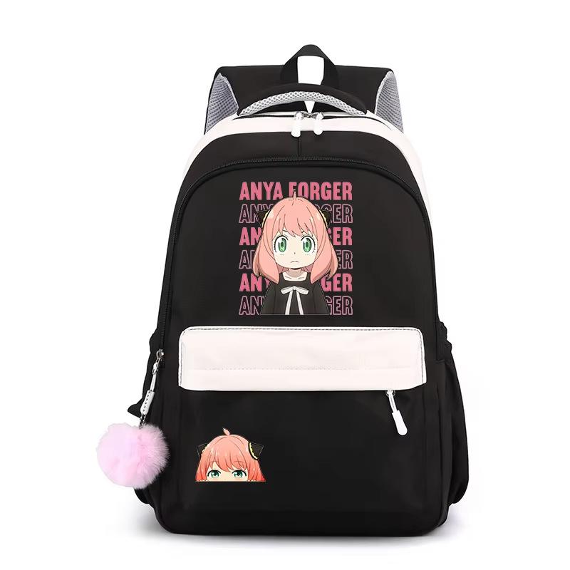 Spy Play House Around Middle And High School Students Leisure School Bag College Wind Large Capacity Duty Reduction Backpack One size
