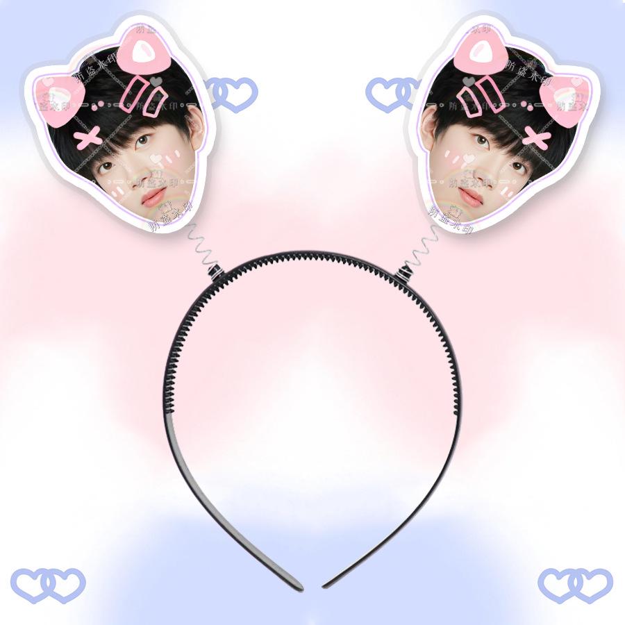 Zhang Hanrui 3D Headband Hair Clip with Picture - Concert Merchandise Support