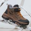 Boys' Fleece-Lined Snow Boots with Steel Claws for Older Children - Thick, Warm Cotton Shoes for Winter Outdoor Use