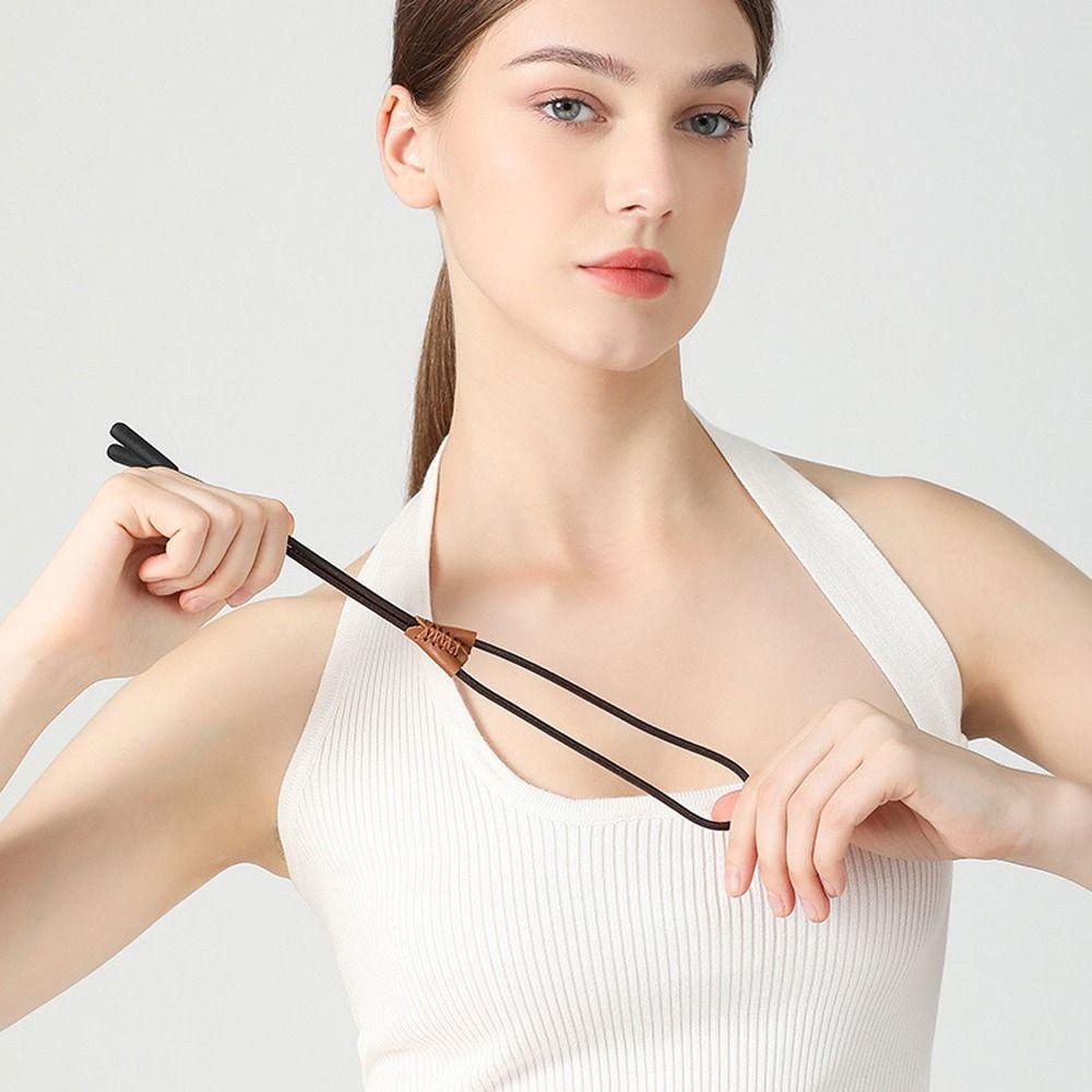 Lanyards Reading Glasses Chain PU Leather Eyewear Chain Sunglasses String Rope Eyeglasses Strap