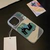 Mobile Phone Cases for iPhone 11 13 15 Pro Max 12 14 Pro Max Case iPhone 16 15 Plus 13 Pro 12 Frosted Texture Painted Cartoon Flowers