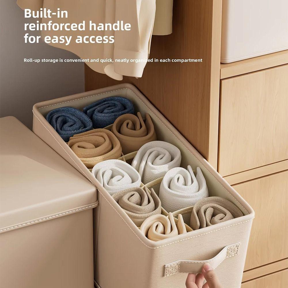 Washable Wardrobe Organizer Foldable Foldable Storage Box Clothes Storage Box  Underwear Storage