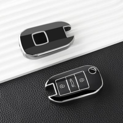 Tpu Car Key Case Cover For Peugeot 308 2008 307 208 3008 508 408 4008 For Citroen C4 C3 C6 Cactus C8 Car Key Shell Accessories