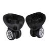 2pcs Luggage Replacement Wheel, Suitcase Wheel Trolley Wheel Set Double Bring Wr Silent Sy Install for Luggage with Plastic Material