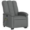 VidaXL Fauteuil de Massage Inclinable, Chaise de Relaxation avec Dossier et Repose-pied Réglables, Siège de Salon, Moderne, 3204105