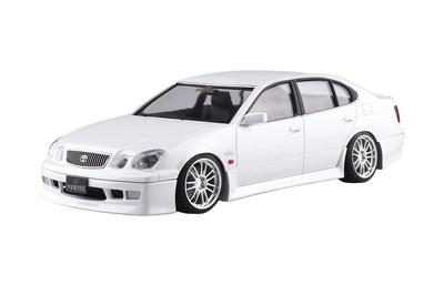 Aoshima Bunka Kyozai Das getunte Auto VERTEX JZS161 Aristo Maßstab Plastikmodell (AOSHIMA) '00 (Toyota) 1/24