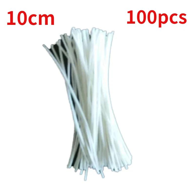 100/300pcs Waxed Cotton Candle Wicks Bulk Hand Dipped Reinforced Wick Bundles for DIY Candle Making Ghee Lamp Supplies
