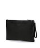 Daks Men'S Accessories Black Grid Pattern Embossed Cowhide Dbba6F279Bk