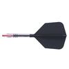 CUESOUL Integrated Dart Flights Rost AK57 Carbon Fiber Shaft Big Wing Shape 3 Sets CS-AK571-11