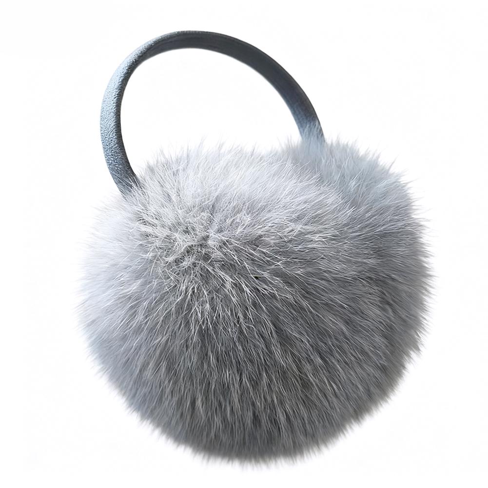Vintage Faux Mink Fur Earmuffs Fuzzy Ear Warmers Covers For Womens Girls Winter Fashion Adjustable Soft Warm Faux Fur EarMuffs