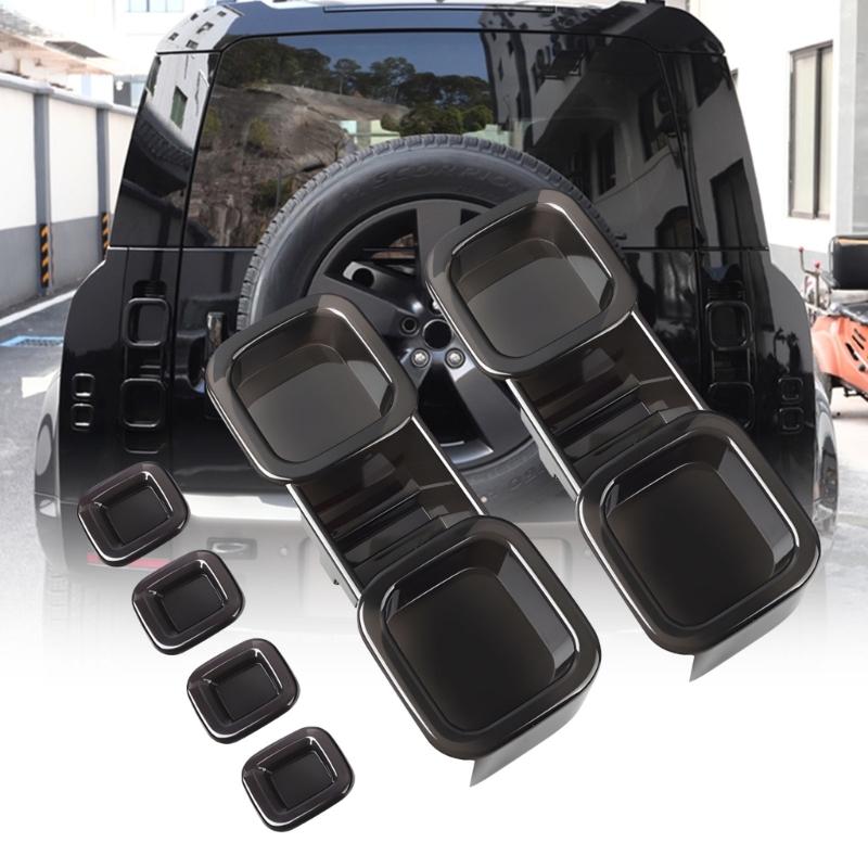 

ABS Tail Light Lens Protectors Featuring Impact Resistance Weatherproof Design for 2020-2025 SUVs Enhancing Safety 2pcs 1