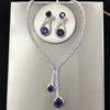 Korean Metal Claw Chain Rhinestone Wedding Necklace Bridal Necklace Earrings Jewelry Banquet Necklace Jewelry Set