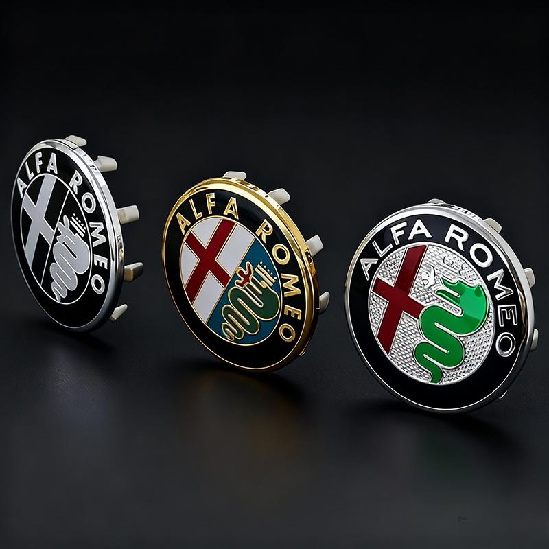 Για Alfa Romeo Giulia Giulietta Stelvio 159 147 156 Καλύμματα Κέντρου Τροχών 58mm Premium Καλύμματα Κέντρου Τροχού Ανθεκτικά στις Γρατζουνιές Αξεσουάρ Αυτοκινήτου