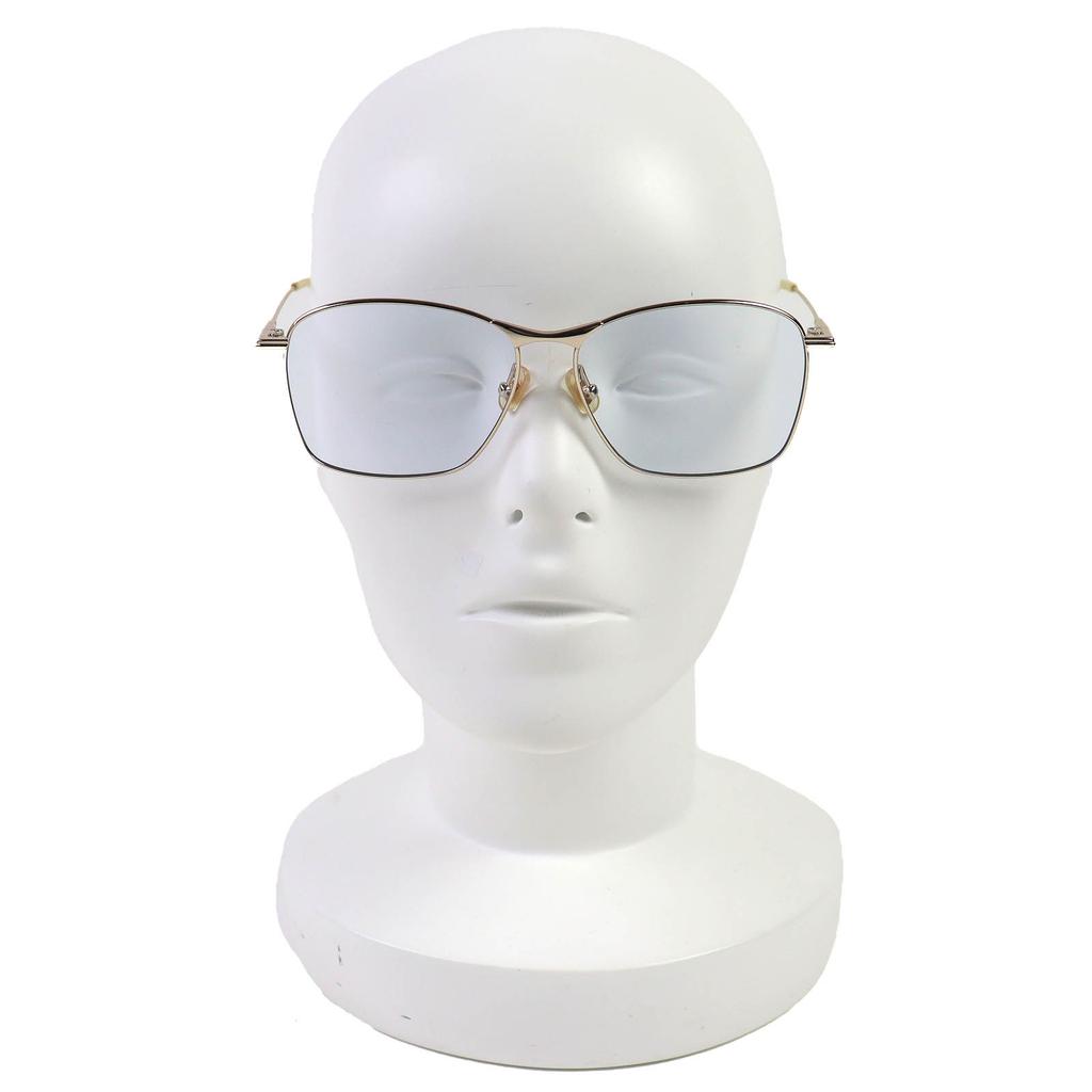 Pristine GENTLE MONSTER Sunglasses MORA-031 Square Frame: Gold Cream Mens Used