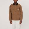 Carhartt WIP SS21 Michigan Jacket Classic American Vintage Solid Color Pocket Label Logo Corduroy Collar Michigan Work Jacket I026480-HZ-02