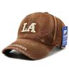 Distressed Baseball Cap Women Unisex Trendy Embroidered Letter Sun Visor Dad Hat