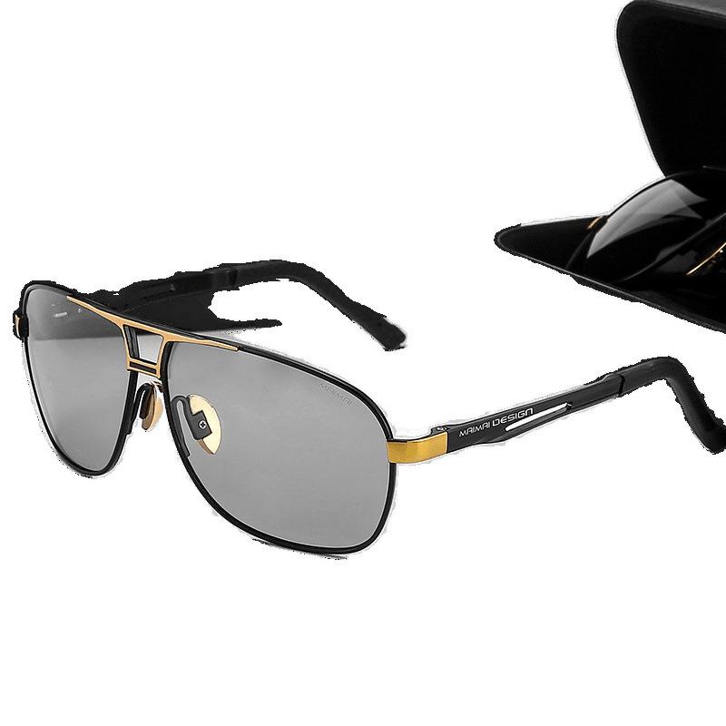 Men's Polarized Day & Night Sunglasses: Anti-UV HD for Driving & Fishing