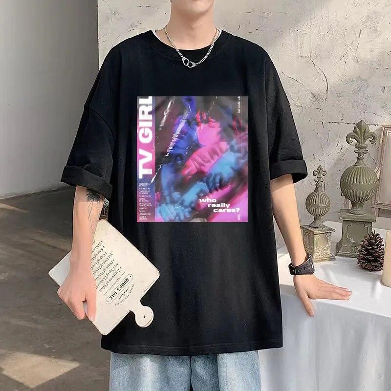 Tv Girl Lovers Rock Song Graphic Tricou French Exit Album Poster Merch Tricou Unisex Femei Harajuku Tricou supradimensionat cu mânecă scurtă