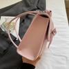 Bow Plaid Shoulder Small Square Bag Female