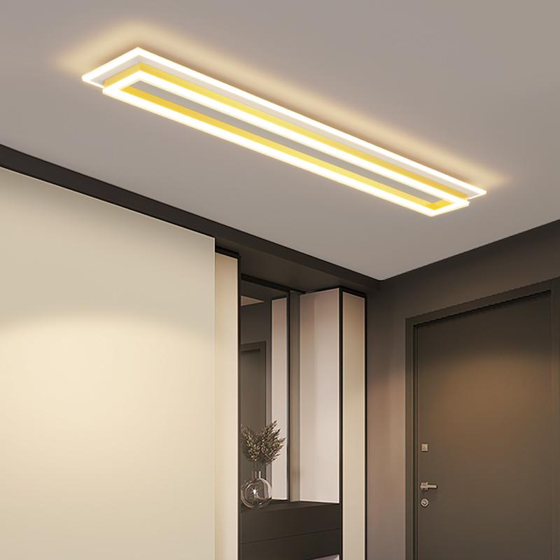 Lange strook plafondlamp Scandinavische slaapkamer kamerlamp hal lamp kleedkamerlamp moderne minimalistische woonkamer plafondlamp