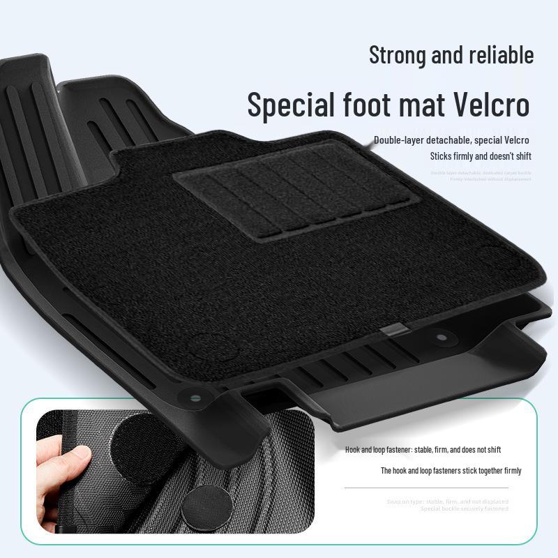 Ideal I8 Car Floor Mat Set: Compatible with 25 Models - Includes TPE Floor, Trunk, and Seat Back Mats.